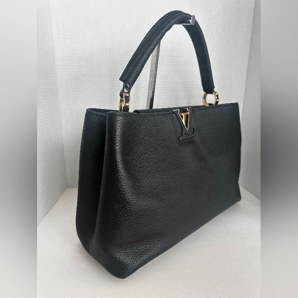 Authentic Louis Vuitton Capucines GM black Noir Tote Bag - Picture 5 of 12